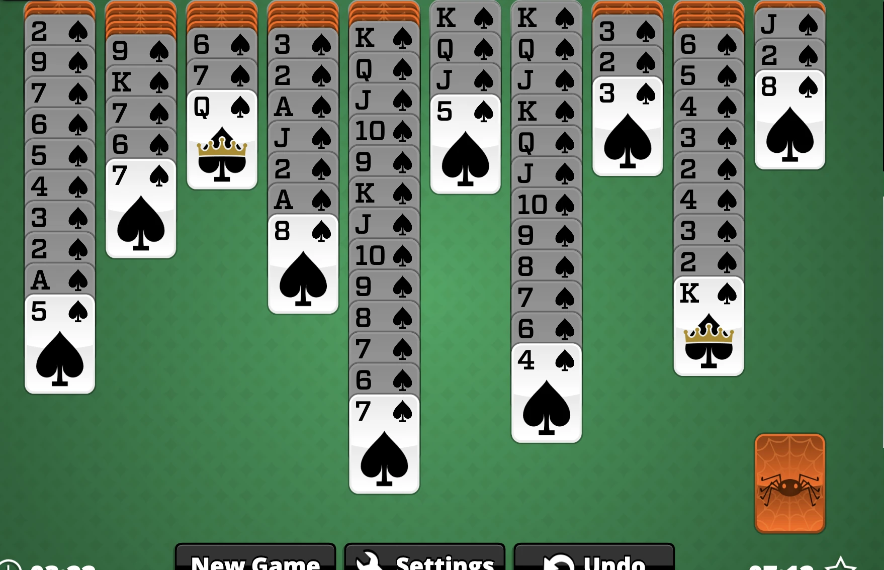 Card game for one person: Entertainment activities for fun